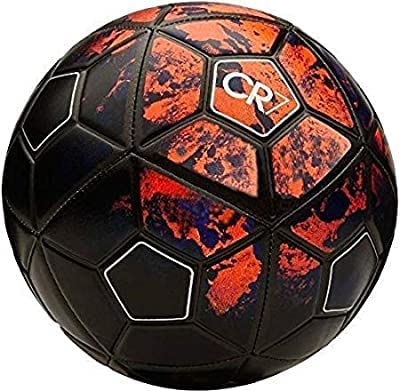 PRISAMX New CR7 Football with Attractive & Classy Look Size -5 Pack of 1 Black & Red Football Order Now and Get The Best Football in The Market (B0C7GLBR21) Amazon Price History, Amazon Price Tracker
