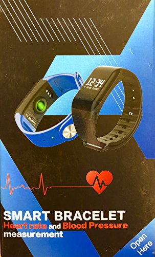 Smart - Pulsera deportiva con corazón y texto "Heart Rate and Blood...