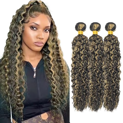 22 24 26 Inch Color #27 Bundle P1B27 Loose Deep...
