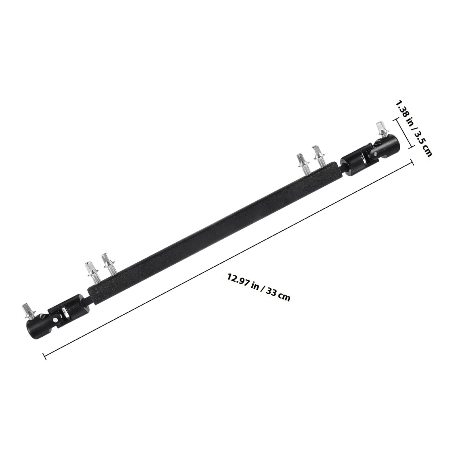 ULTECHNOVO Verbindungsstange für Drum Kit Pedale aus Metall Robuste Rostfreie Schlagzeug Pedalachse Langlebiges Zubehör für Bassdrum Pedal Ersatz Kompatibel mit Doppelpedal Schlagzeug