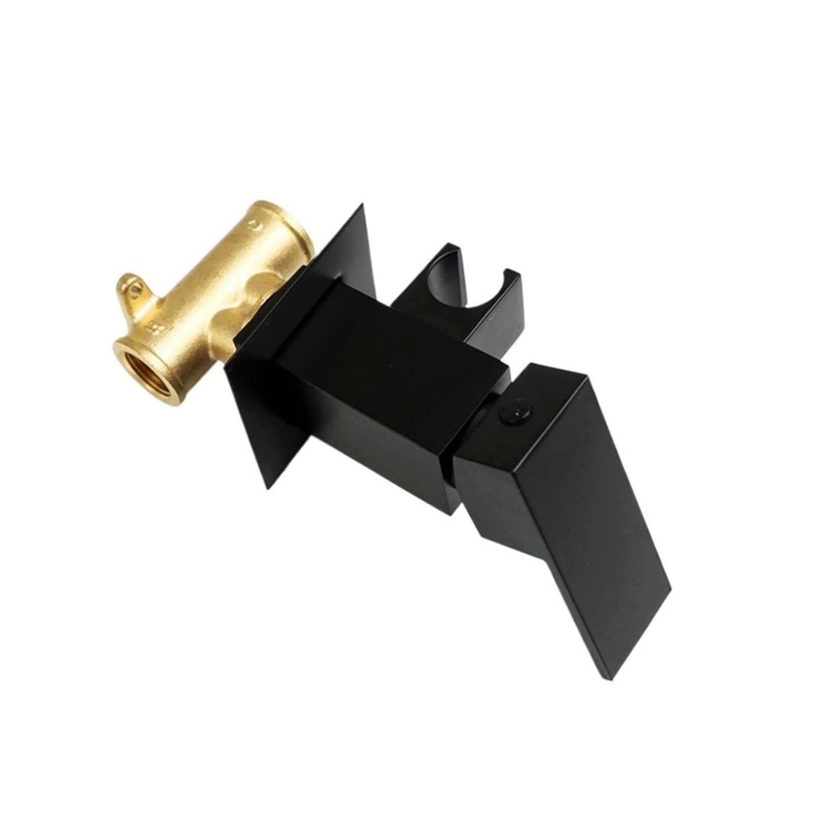 ZYCHSJXA Black Gold Hot and Cold Mixer Bidet Spray Handheld Bathroom Toilet Shower Shattaf Portable Sprayer Jet with Tap Faucet(Body only Black)