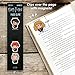 Re-Marks Harry Potter Page Clips, Includes Students, Professors, Wizards, and House Crest Page Markers, Pack of 5, 20 Clips Total