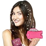 Hair Jewels Deluxe Set, Radiance Collection with Glam Styling Tool & 180 Gems, Load Click Glitter Hair Fashion Anything, Birthday Toy Gift for Girls