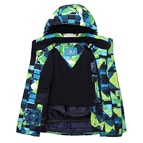 Phibee Big Boy's Waterproof Breathable Snowboard Ski Jacket Size 7 #TOP1