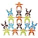 Lewo Jeux d'empilage en Bois Singes Interlock Jouets Blocs d'équilibrage Jeux Toddler Jouets éducatifs pour 3 4 5 6 Ans Enfants Nourrissons Adultes 16 pièces