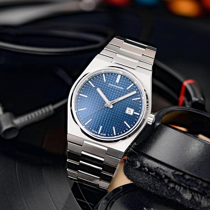 Image of Mister Empire Analog Wrist Watch for Men, Stainless Steel, Black /White Dial, DRM PE-11