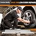 zzhanff Upgraded Toe Plates Wheel Alignment Tool, Steel Provides Accurate Wheel Alignment Measurements, Portable Tool for Car, Truck, SUV, and Vehicle, Includes 2 Measuring Tapes.