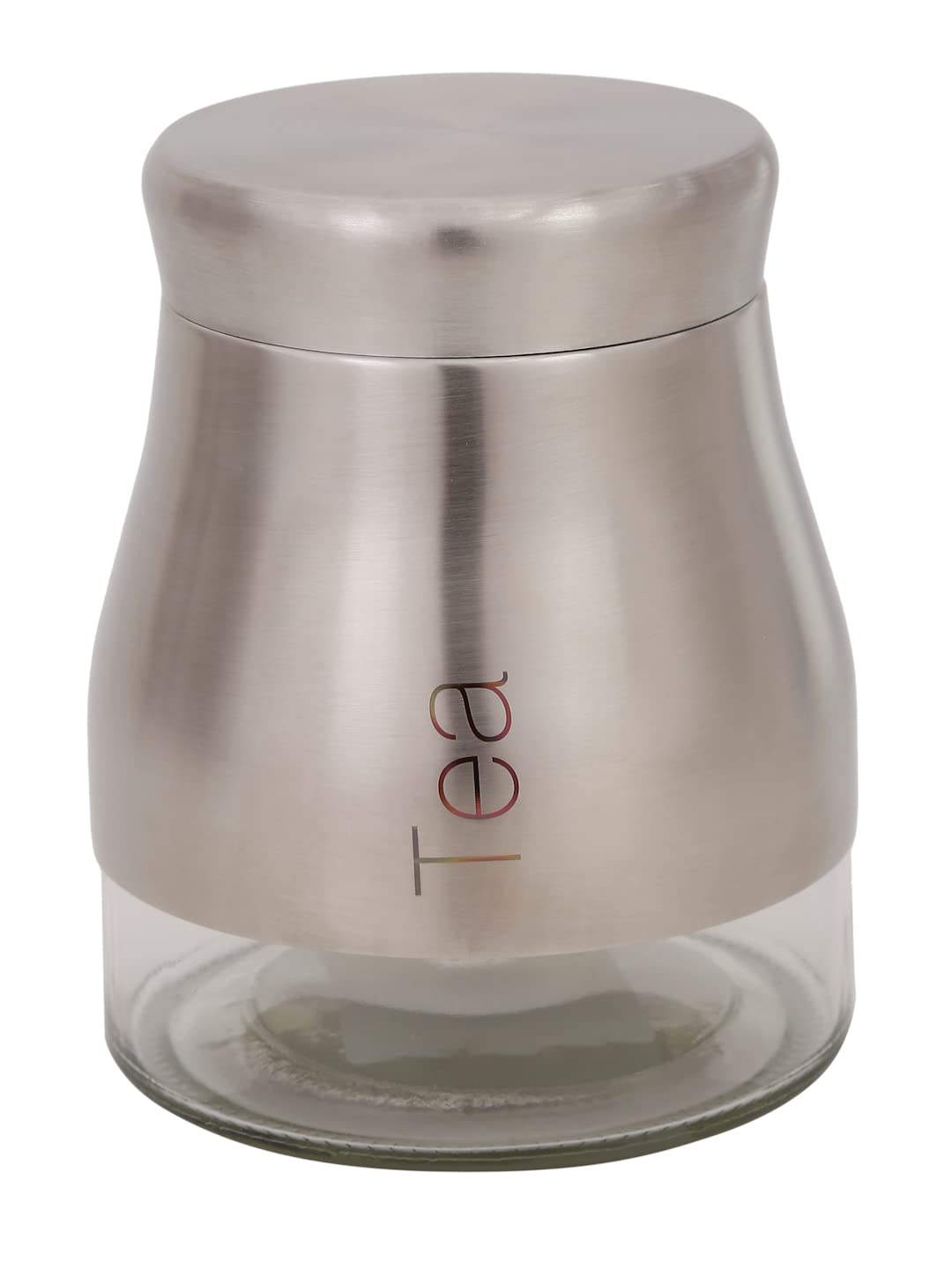 Sabichi Tea Jar, Glass, Silver