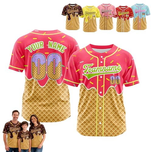 Custom Baseball Jersey for Men Women,Custom Jersey Baseball,Name,Number,Logo miniatura 1