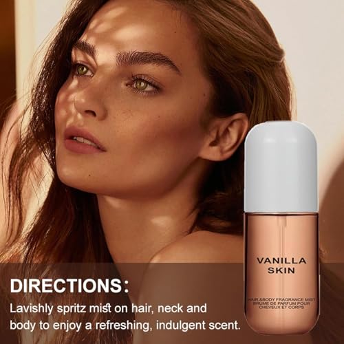 Vanilla Skin Perfume, 50ml/1.7oz Vanilla Skin Body Mist, Vanilla Essential Oil for Skin, Eau De Toilette Spray, Long-Lasting - Image 4