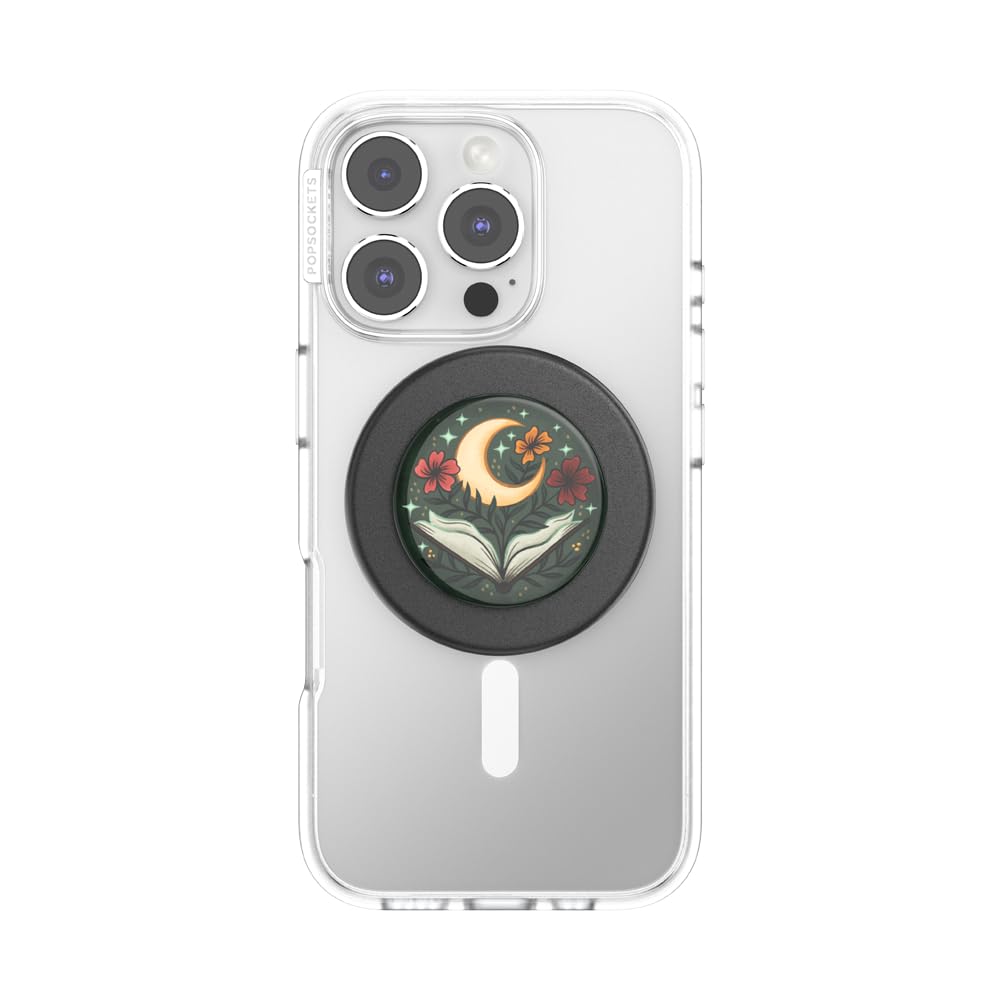 PopSockets MagSafe - Impugnatura per telefono con cavalletto, supporto magnetico, parte superiore sostituibile, presa sicura per custodie MagSafe per iPhone e tablet, un altro capitolo