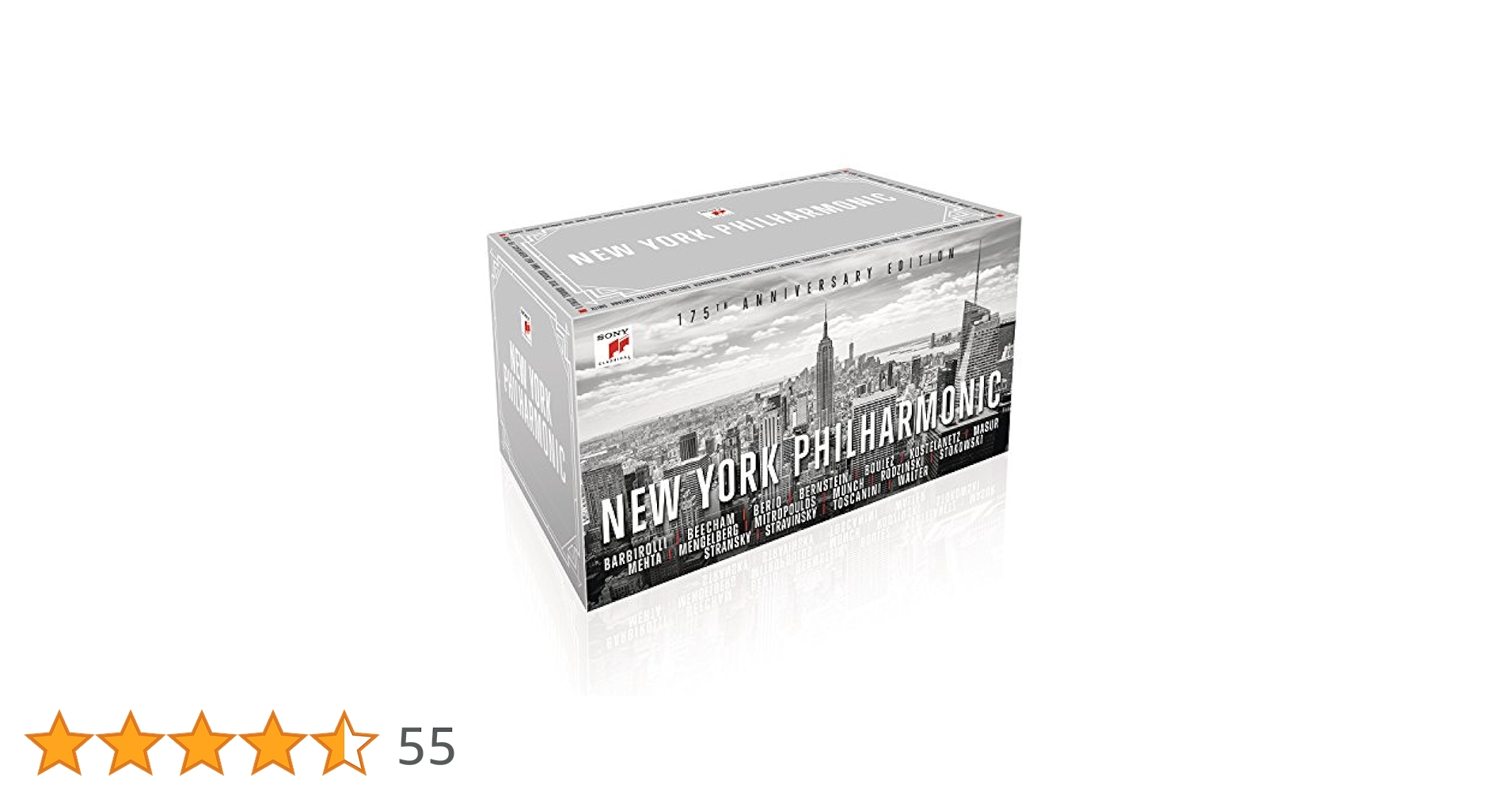 ニューヨーク・フィルハーモニック創立175年アニヴァーサリー(65CD) Amazon.co.jp: New York Philharmonic 175th Anniversary