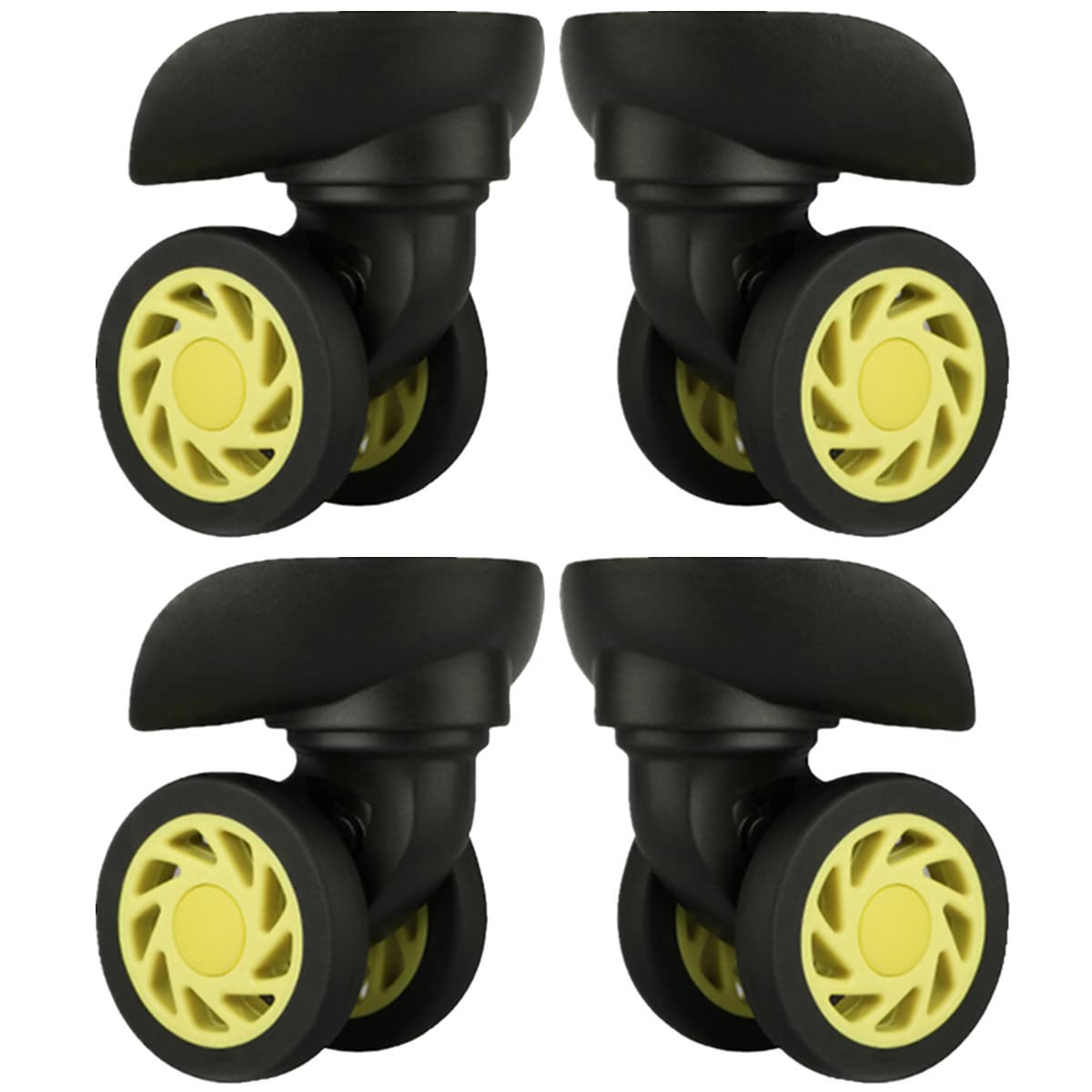 Ruedas para Equipaje, Ruedas giratorias de 360 ​​Grados for Maletas, silenciosas, Repuesto(4)