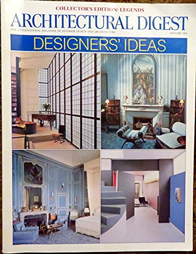 ARCHITECTURAL DIGEST - JANUARY 2001 - VOL. 58, NO. 1 THE INTERNATIONAL MAGAZINE OF INTERIOR DESIGN AND ARCHITECTURE