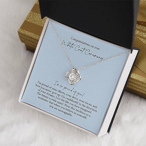White Coat Ceremony Gift Necklace, White Coat Ceremony Gifts for Girl, Medical, Dental, Nursing, Veterinary, Pharmacist, Chiropractor, New Doctor Gift, White Coat Ceremony for Medical Student4