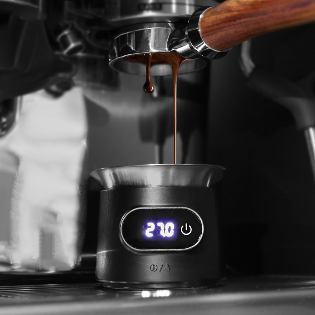 Kaffeewaage Anzeigeplatte Digitale Dosierbecher Shot-Becher Präzisionswaage Messbecher -Werkzeuge Espresso-Zubehör