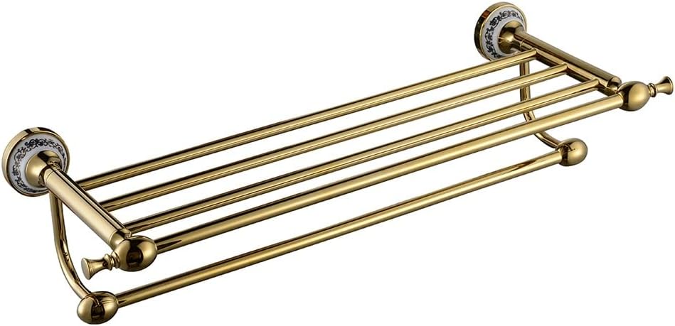Towel Rails, Towel Rack All Brass Bathroom Hardware Towel Rail Rack Bar Shelf Towel Bathroom Accessories Towel Shelf