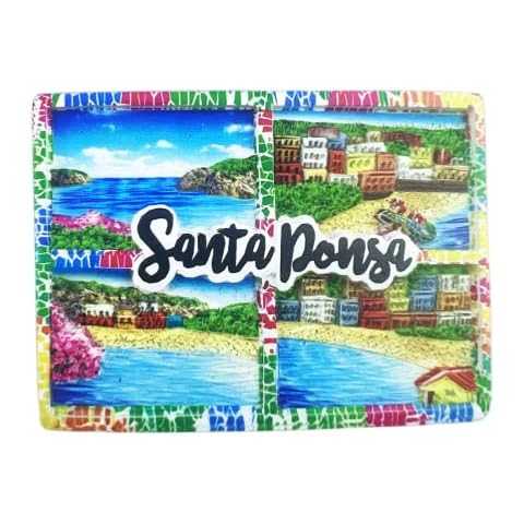 Santa Ponsa Mallorca Spain Fridge Magnet Travel Souvenir Refrigerator Decoration Magnetic Sticker Craft Cover