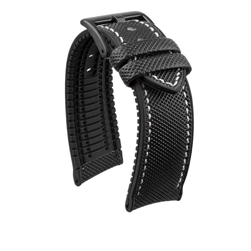 Bracelet montre nylon caoutchouc pour Mido Helmsman Commander