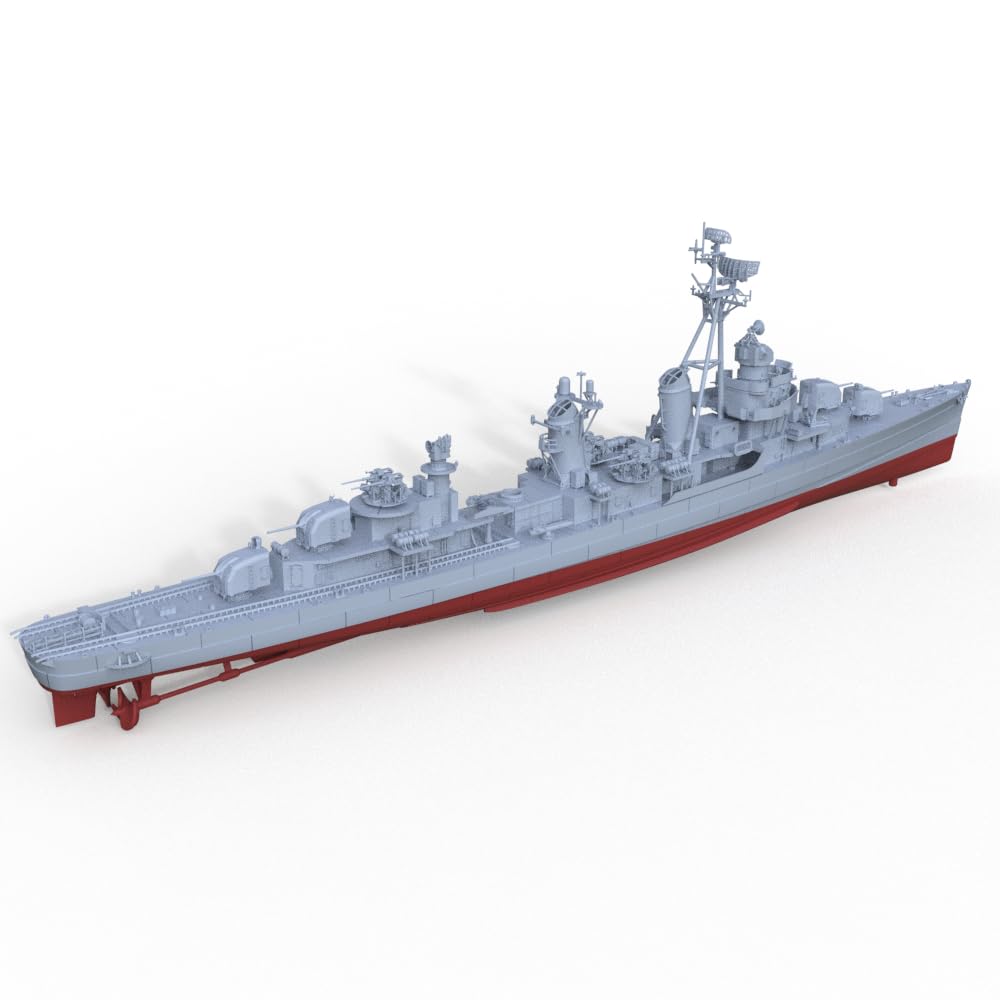 MRY-SFW SSC350729S 1/350 zestaw do budowy modelu wojskowego, niemiecki niszczyciel Z21 Z4 1960, pełny kadłub