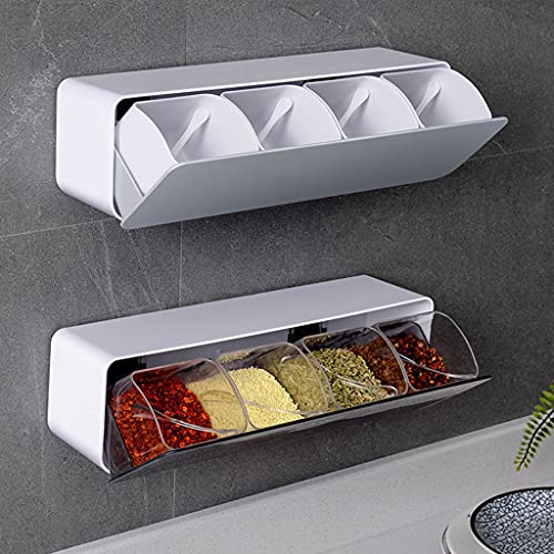 Especiero de pared con compartimentos para cocinar con comodidad en casa 5