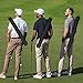 NATURAL STYLE Beer Sleeve for Golf Bag,7-Can Insulated Cooler Sleeve, Beer Drink Accessories Sling Cooler Fits Most Golf Bags Styles and Types (BLACK)