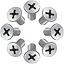 8pcs Screw Rotor Brake Disc Retaining 93600-06014-0H - Set is Best Replacement for Honda, Acura, Hyundai, Kia, Mazda - Great Kit of 8 pcs Stainless Steel Retaining Screws by Automajor