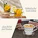 OGANAZI Modern Clear Coaster Set of 5- Glass Coasters for Drinks Crystal Coasters Round Cup Coasters Coffee Table Decor for Office, Kitchen, Bar, Dining Room, Living Room, Patio(Amber)