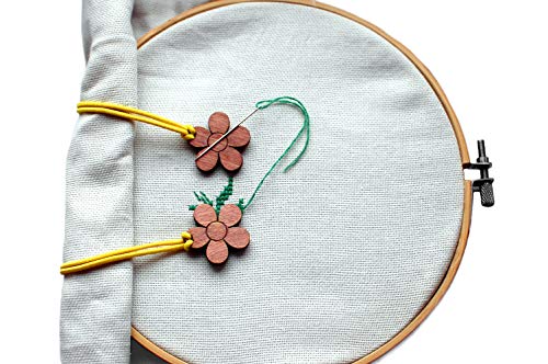 Magnetic keepers for extra fabric Needle minder The set of 2 keepers Holder for cross stitch Magnetic needle holders for Qsnap Hoop cross stitch organise embroidery storage