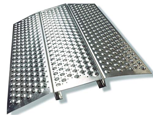 Rampe für Rollstuhl/Rollstuhlrampen Aluminium Länge/Höhe 50 mm. / Größe 600 x 700