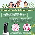 MAXLAPTER-Hd-Microscope-for-Kids-100x-1000x-Zoom-with-Smartphone-Adapter-Specimens-and-Slice-Kit-Suitable-for-Students-Teaching-Biological-Research-and-Family-Education-U