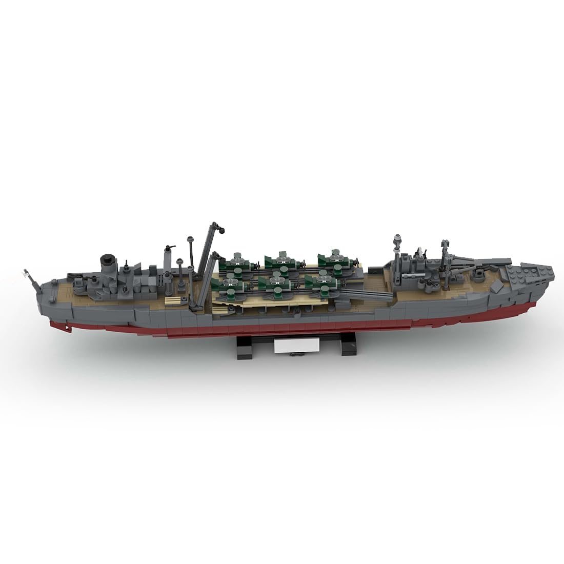 Karoyd 1/300 Japanese Zuiho Light Aircraft Carrier Building Kit, Military Series Building Block Set Compatible With 10294 (3632PCS