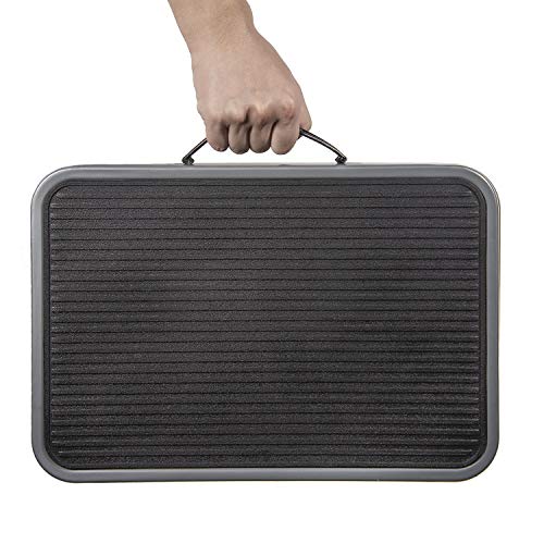 Olive Portable Steel Step Stool Folding One Step Ladder with Anti-Slip Plastic Platform Medical Footstool for Adult and Children at Home Max Load 330 lbs