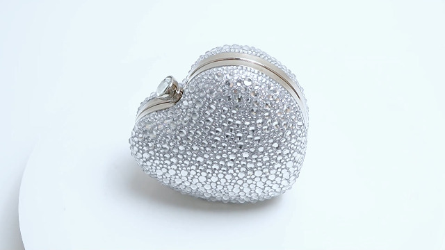 Bolso de mano en forma de corazón para fiesta miniatura 7