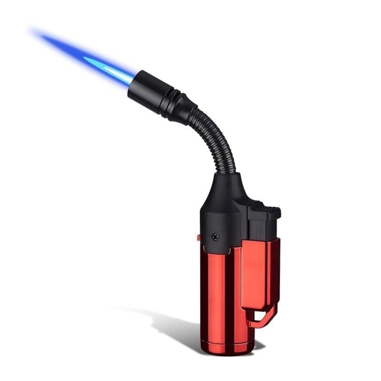 Encendedor recargable resistente al viento, soplete de butano regulable para soldadura
