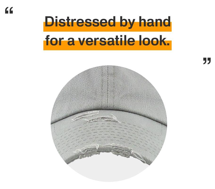 Image of KBETHOS Vintage Washed Distressed Cotton Dad Hat Baseball Cap Adjustable Polo Trucker Unisex Style Headwear