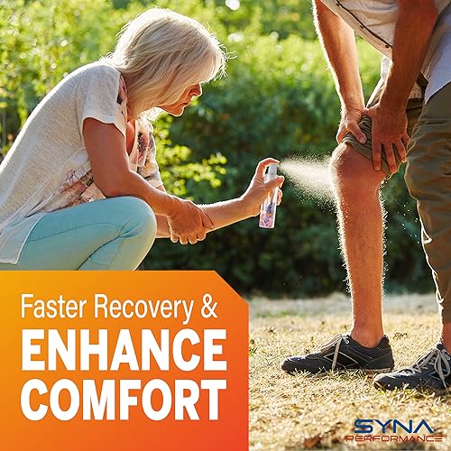 SynaFoam Muscle & Joint Pain Relief Topical Foam- Muscle Cramps and Recovery - Fast-Acting Relief for Back, Neck, Hands, Knees and more - Soreness Solution - 6.8 fl oz