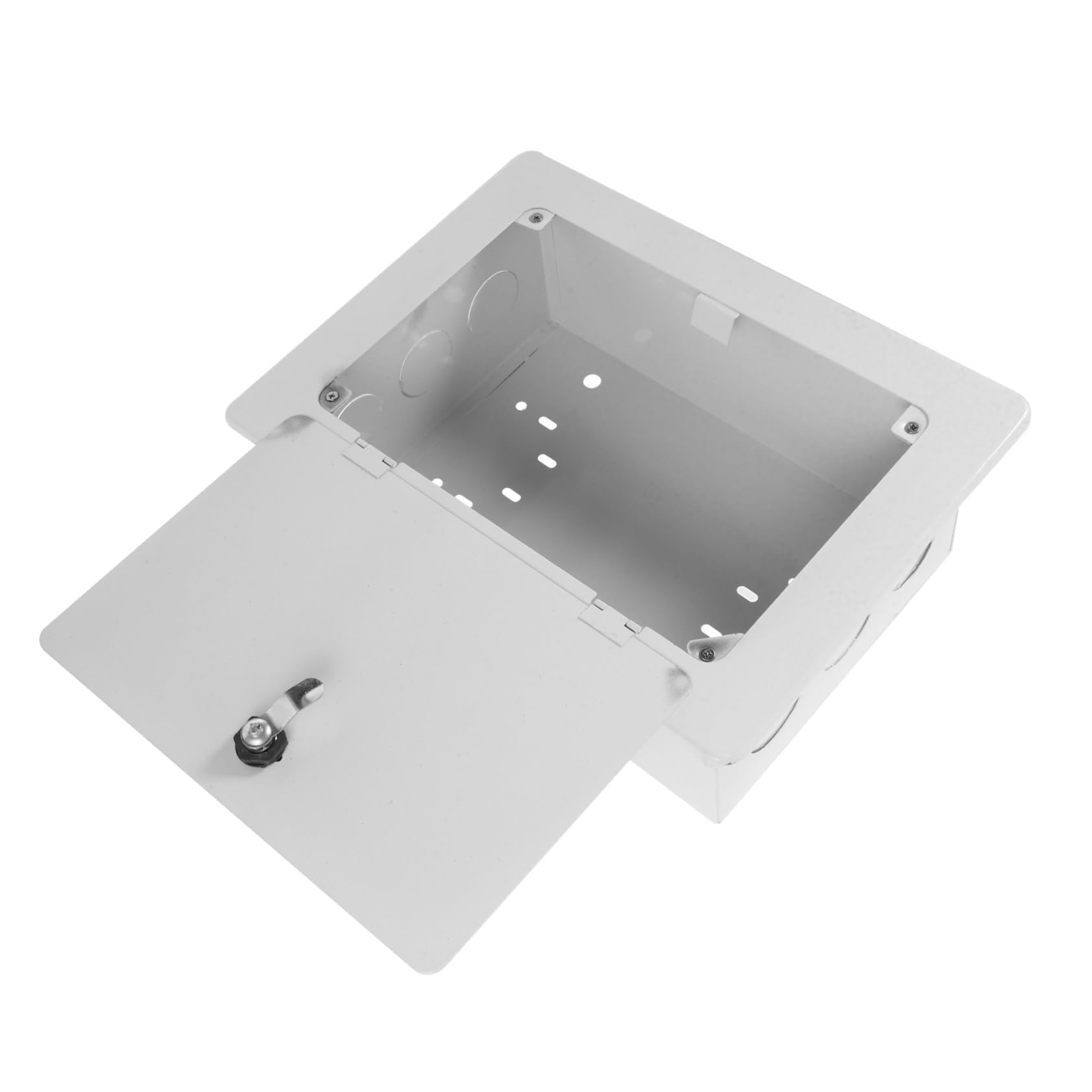 Caja de Conexiones Electrónica de Bricolaje para Pared, Color Claro, Acero