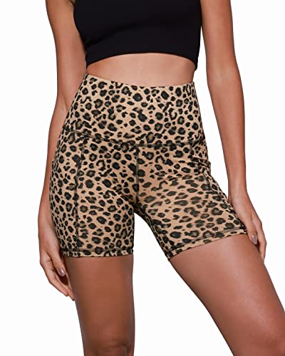 Image of ODODOS Women's Tummy Control Biker Shorts 2.0 with Pockets High Waist Athletic Workout Yoga Shorts-3.5''/ 5"/ 8" / 10" Inseam