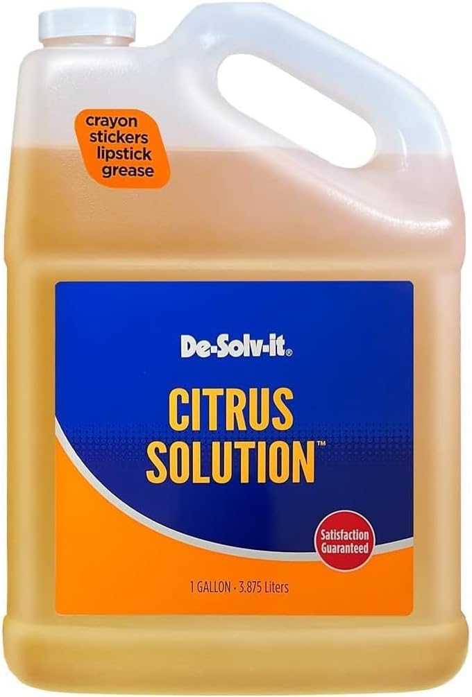 De-Solv-it! 10362 Orange Sol Citrus Solution Container, 1 gallon