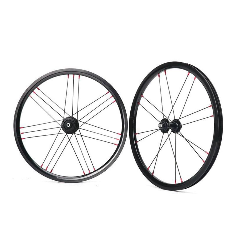 Amazon.co.jp: 折りたたみ自転車ホイール 16'' 349 BMX 前後ホイール