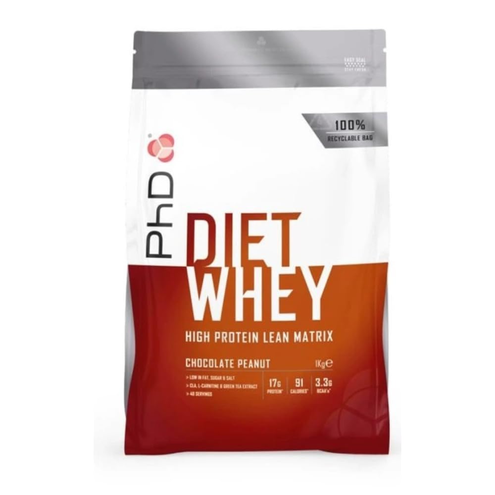 Phd Nutrition (Chocolate Peanut, 1 Kg) Diet Whey Slimming Weight Loss Meal Replacement Protein Shake Orange