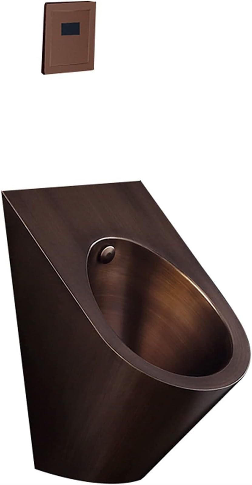 GTHTUHFD 304 Stainless Steel Urinal Wall-Hung Toilet, Wall-Mounted Male Urinal Induction Drainage Public Toilet Urinal