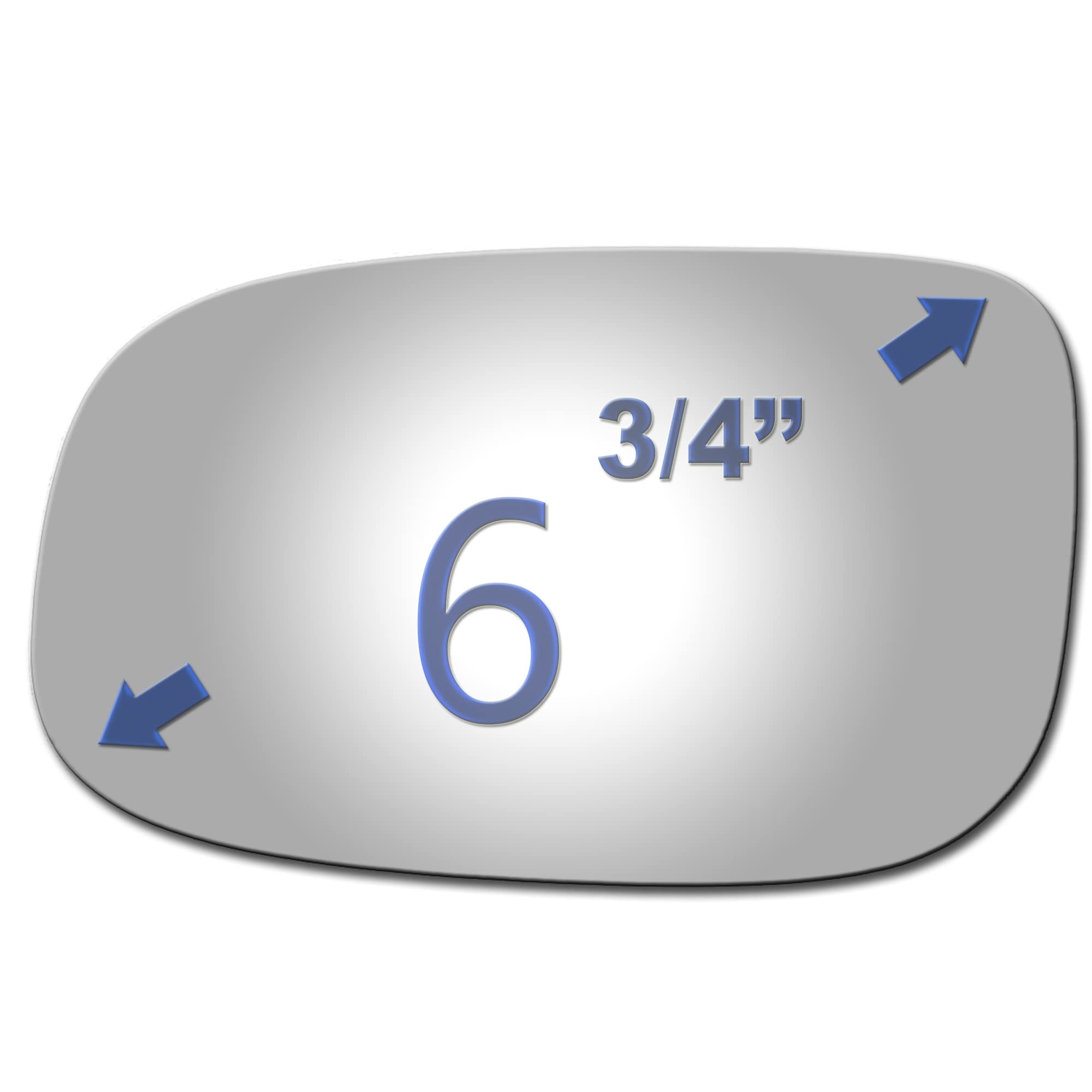 For 07-13 Volvo C30 C70 S40 S60 V50 V70 Heated Mirror Glass Driver Side Left