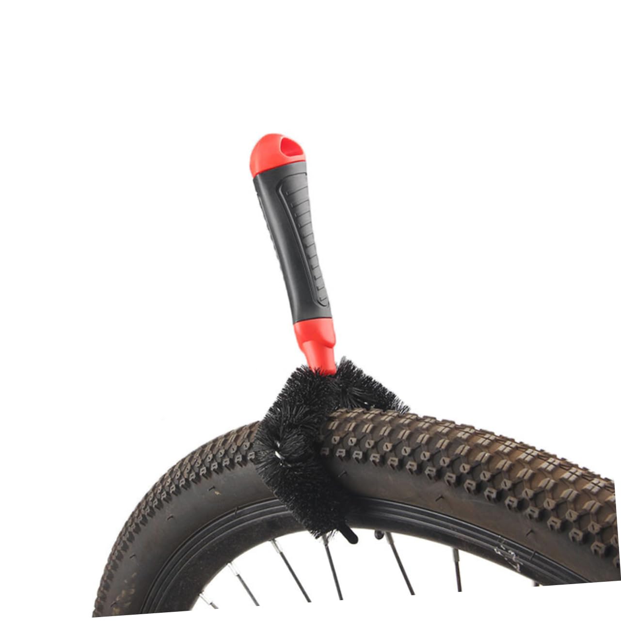 iplusmile 9stücke Teiliges Fahrradreinigungsset Kettenreinigungsbürste Reifenreiniger Für Effektive Pflege Ergonomisches Design Für Enge Stellen Für Fahrradtypen -rot