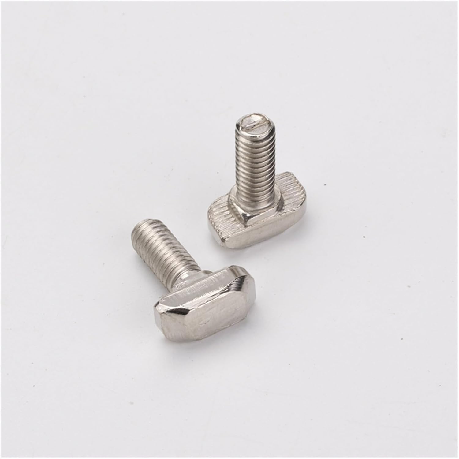 T-Head Bolts Hammer Head Bolt t Screw 20pcs 4040 Series M8 Hammer Head T Bolt Screw Nickel Plated for 4040 Aluminum Profile T-Slot M8*16/20/25/30/35/40mm 40mm(M8*30mm)