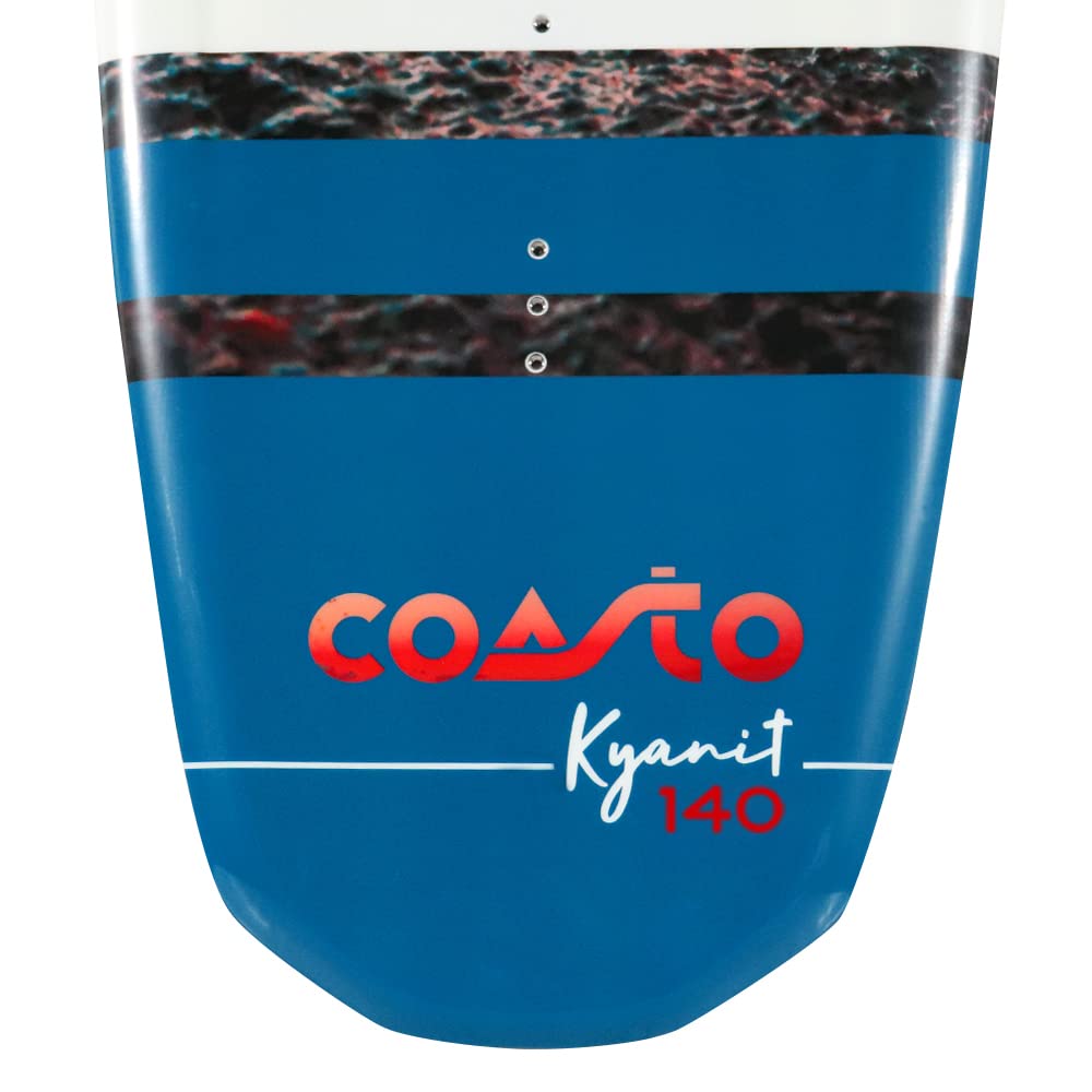 Coasto Wakeboard Kyanit 140 PB-CWKBKYANIT Planche Légère Confortable Pratique pour Tous Les Riders Tout Niveau Chausses Comprises Charge Max 90 kg 140 cm