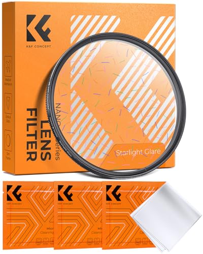 K&F CONCEPT 77mm Colorful Brushed Starlight Filter