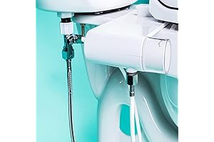 GenieBidet Self Cleaning Dual Nozzles Bidet Toilet Seat