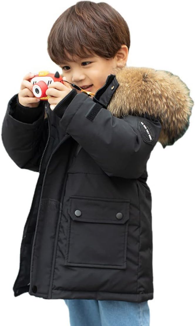 [YJSO] 子供服 男の子 ダウンジャケット キッズ ダウンコート 子ども ダウン 女の子 アウター 長袖 ロング丈 オーバーコー